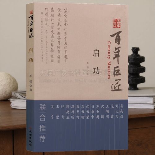 百年巨匠启功 李强著 经典著作中国当代书画家教育家名人生平人物生平